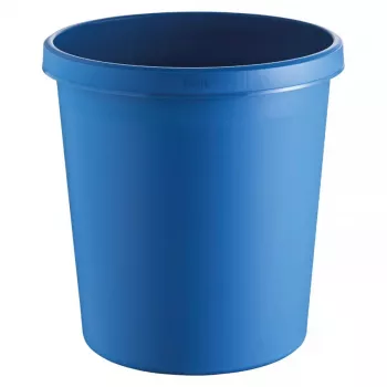 Odpadkový kôš Helit H6105834 18 L okrúhly plast modrá