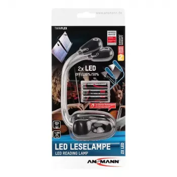 Stolná lampa Ansmann 1600-0119 čierna