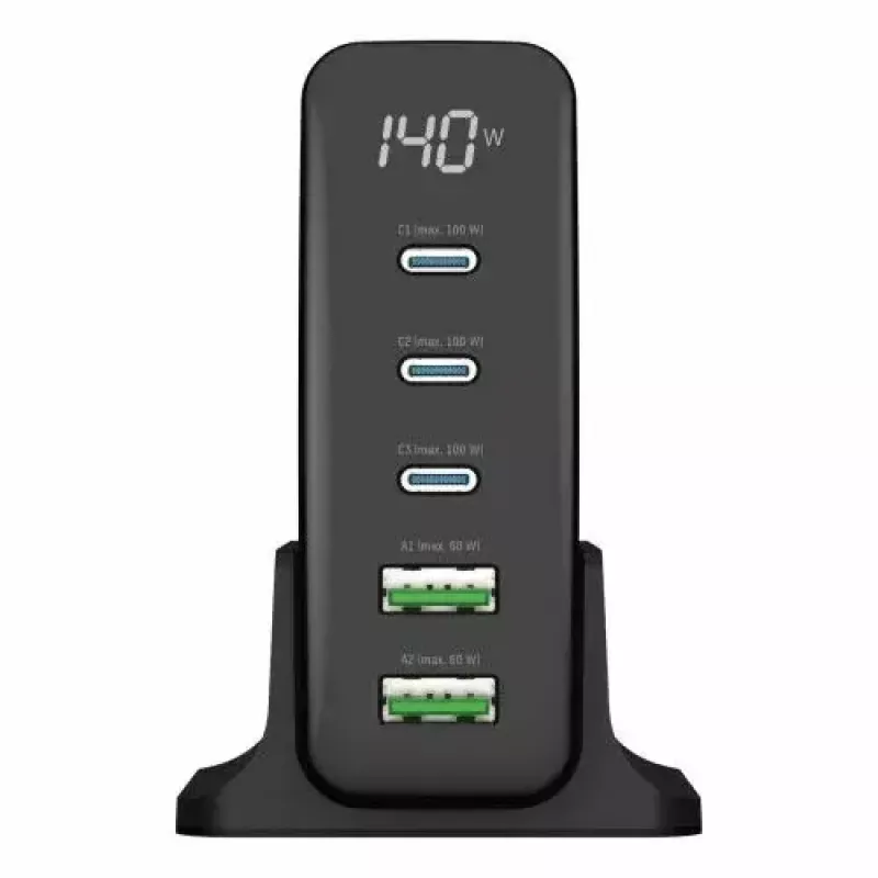 Interiérová nabíjačka Ansmann DC5140PD Universal čierna USB rýchlonabíjanie