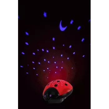Nočné svetlo Ansmann Starlight čierna červená
