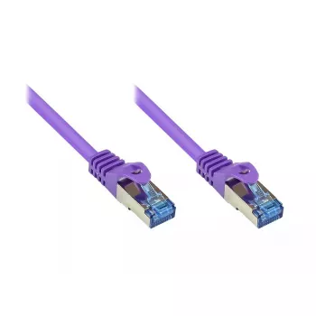 Sieťový kábel Alcasa Cat6a RJ-45 3m fialová