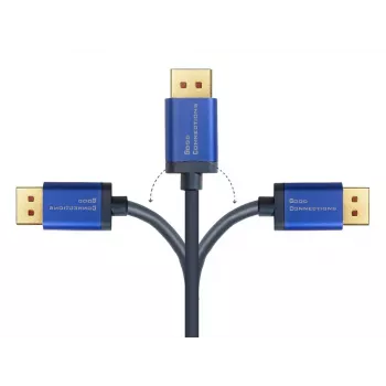 Videokábel adaptér Alcasa 4860-SF050B 5 m DisplayPort na HDMI modrý