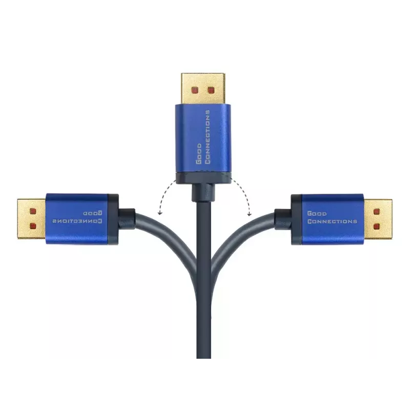 Videokábel adaptér Alcasa 4860-SF050B 5 m DisplayPort na HDMI modrý