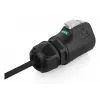 Alcasa S1 IC01-24F01 LC čierny 3 m rovný konektor