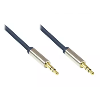 Audio kábel Alcasa GC-M0043 5 m 3,5 mm modrý