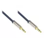 Audio kábel Alcasa GC-M0043 5 m 3,5 mm modrý