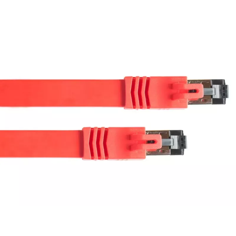 Sieťový kábel Alcasa 8080-F150R červený 15 m Cat8.1 U/FTP