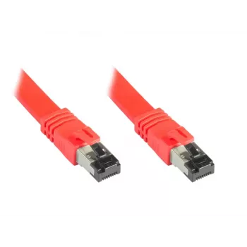 Sieťový kábel Alcasa 8080-F150R červený 15 m Cat8.1 U/FTP