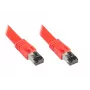 Sieťový kábel Alcasa 8080-F150R červený 15 m Cat8.1 U/FTP