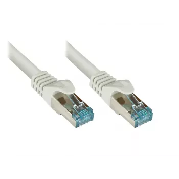 Sieťový kábel Alcasa 8064-H500 50 m Cat6a S/FTP sivý