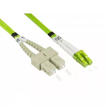 Optický kábel Alcasa LW-830LS5 30 m LC SC zelený