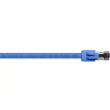 Sieťový kábel Alcasa 8080-075B modrý 7,5 m Cat8.1 S/FTP