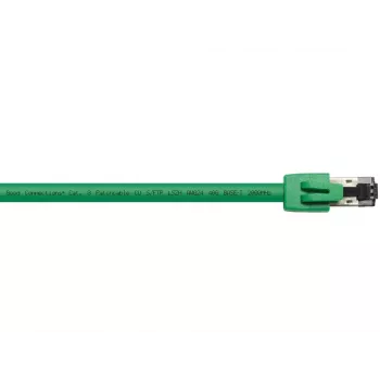 Sieťový kábel Alcasa 8080-050G zelený 5 m Cat8.1 S/FTP