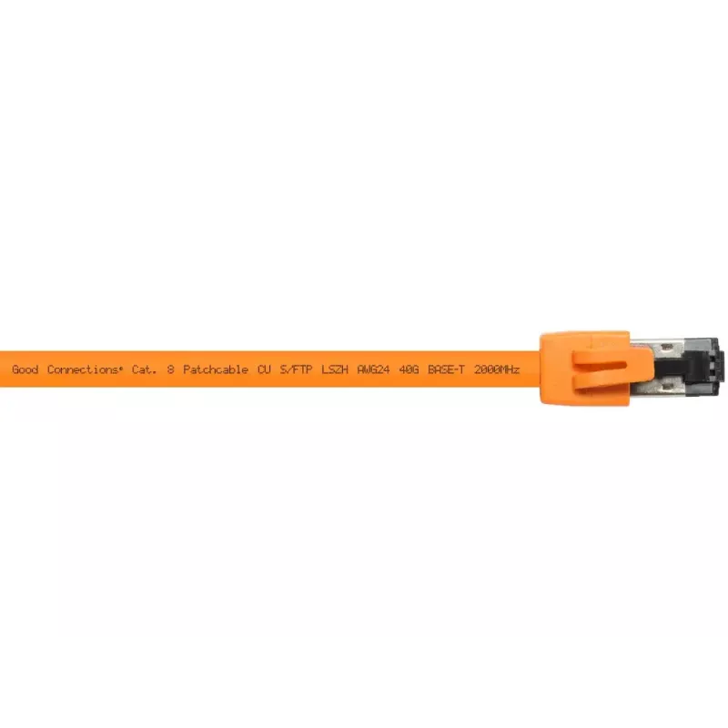 Sieťový kábel Alcasa 8080-050O 5 m Cat8.1 S/FTP oranžový