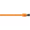Sieťový kábel Alcasa 8080-075O oranžový 7,5 m Cat8.1 S/FTP