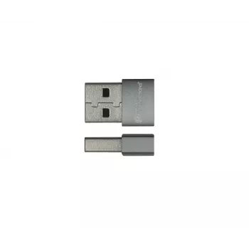 USB prevodník Alcasa USB-AD203-5 USB-A na USB-C sivý