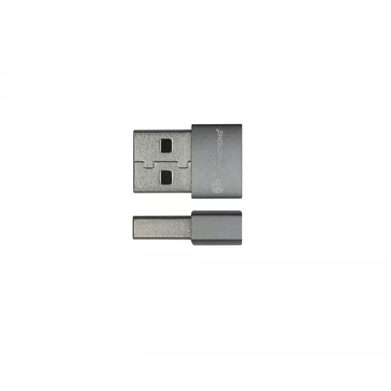 USB prevodník Alcasa USB-AD203-5 USB-A na USB-C sivý