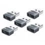 USB prevodník Alcasa USB-AD203-5 USB-A na USB-C sivý
