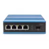 Digitus 4 port Fast Ethernet sieťový PoE switch, priemyselný, unmanaged, 1 SFP Uplink