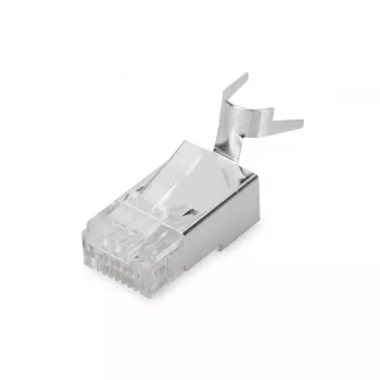 Digitus CAT 6A modulárny konektor pre okrúhly kábel, tienený, 100 ks RJ-45 konektor