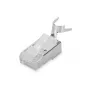Digitus CAT 6A modulárny konektor pre okrúhly kábel, tienený, 100 ks RJ-45 konektor