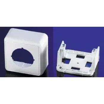 Outlet box Telegärtner 25.16.8555, montážna krabica, 80×40×80 mm, biela
