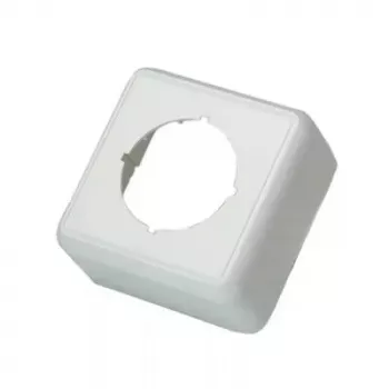 Outlet box Telegärtner 25.16.8555, montážna krabica, 80×40×80 mm, biela