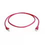 Sieťový kábel Telegärtner RJ45 15 m Cat6a S/FTP červený