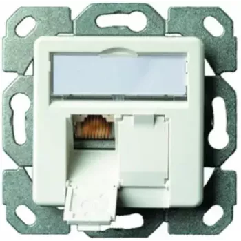 Zásuvka Telegärtner J00020A0500 biela