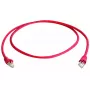 Sieťový kábel Telegärtner L00001A0167 červený 1,5 m Cat6a S/FTP