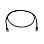 Sieťový kábel Telegärtner MP8 FS 100-3.0 čierny 3 m Cat5e F/UTP