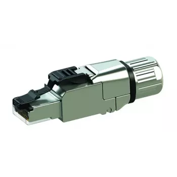 Telegärtner RJ-45 káblový konektor J00026A5000 pre Cat6a káble, strieborný