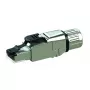 Konektor RJ-45 Telegärtner J00026A5001 — strieborný, pre kábel Cat6a
