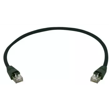 Sieťový kábel Telegärtner L00003A0267 zelený 5m Cat6a S/FTP