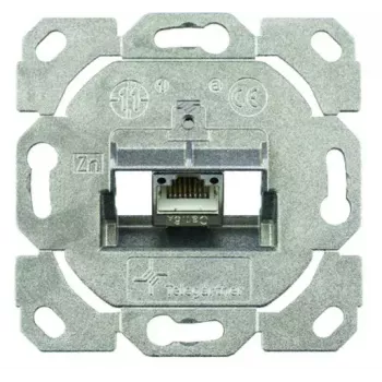 Zásuvka RJ-45 Telegärtner J00020A0531 kovová 1 modul kategória 6a