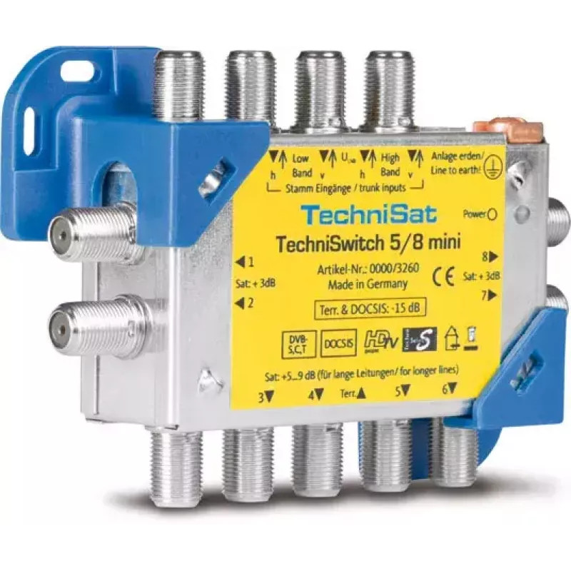 Prepínač TechniSat TECHNISWITCH 5/8 MINI