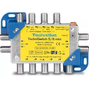 Prepínač TechniSat TECHNISWITCH 5/8 MINI