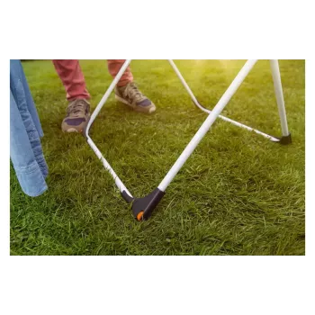 Stojan na bielizeň VILEDA Doble 157246 — hliník a oceľ, 22 m sušiacej plochy, skladací, dĺžka 209 cm