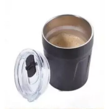 TROIKA ESPRESSO DOPPIO 160 ml čierna nerezová oceľ