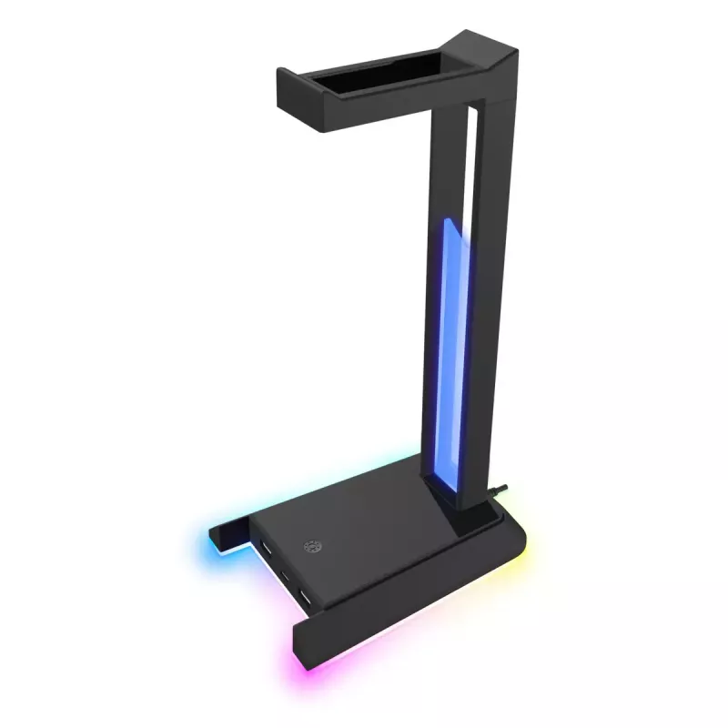 Stojan na slúchadlá Speedlink EXCELLO NX RGB — čierny, 226 g