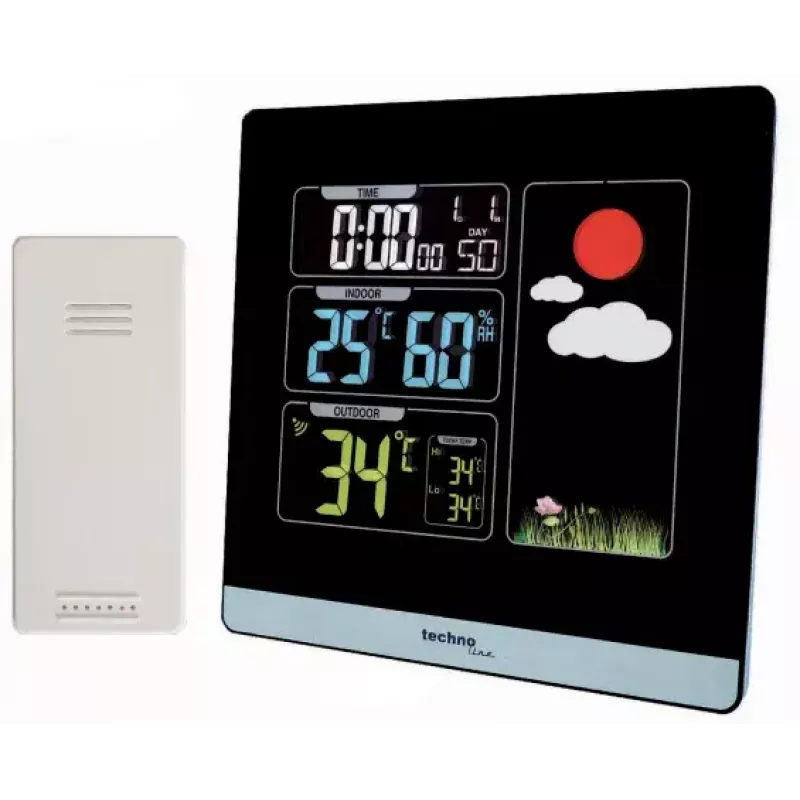 Digitálna meteorologická stanica Technoline WS 6448 čierna