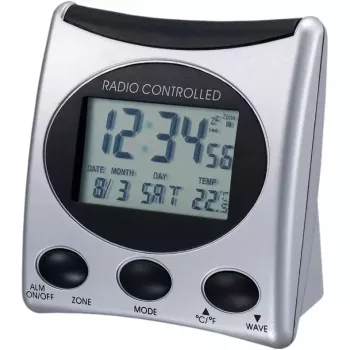 Digitálny budík Technoline WT 221 strieborný 12/24h LCD