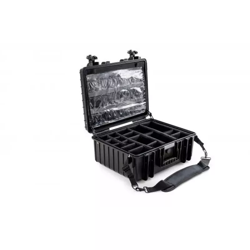 B&W Cases Type 6000 kufrík čierny polypropylén 3,9 kg