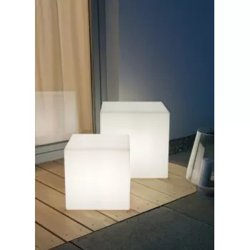 Dekoračné osvetlenie 8 seasons design 32444S biela polyetylén 430 mm