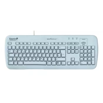 Klávesnica Medigenic Essential VM9205 Medical USB PS/2 nemecká biela