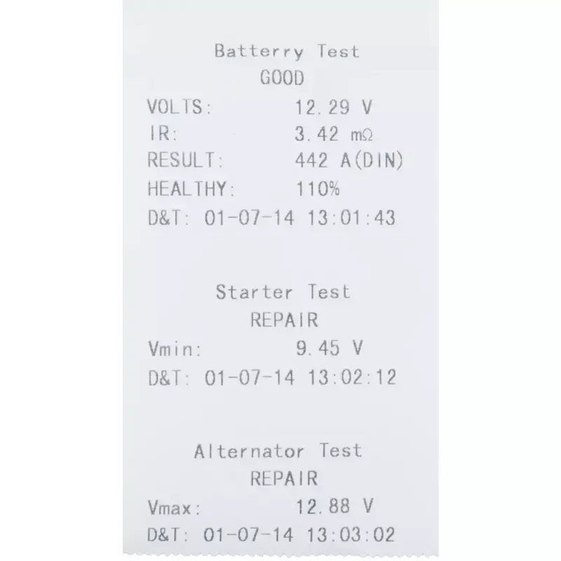 Tester batérií KS Tools 550.1646 čierna modrá 1,5 kg