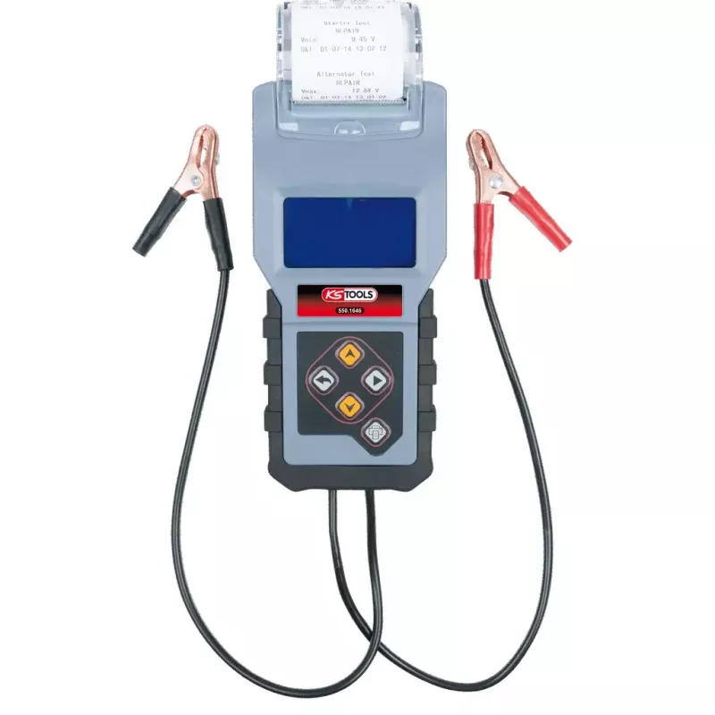 Tester batérií KS Tools 550.1646 čierna modrá 1,5 kg