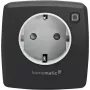 Smart zásuvka eQ-3 Homematic IP 161599A0, interiér, antracit, plastové puzdro, 70×70×39 mm