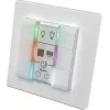 Nástenný spínač panel eQ-3 Homematic IP nástenný tlačidlový 6-násobný plast biely