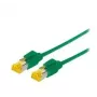 Sieťový kábel Tecline 1 m Cat6a S/FTP zelený